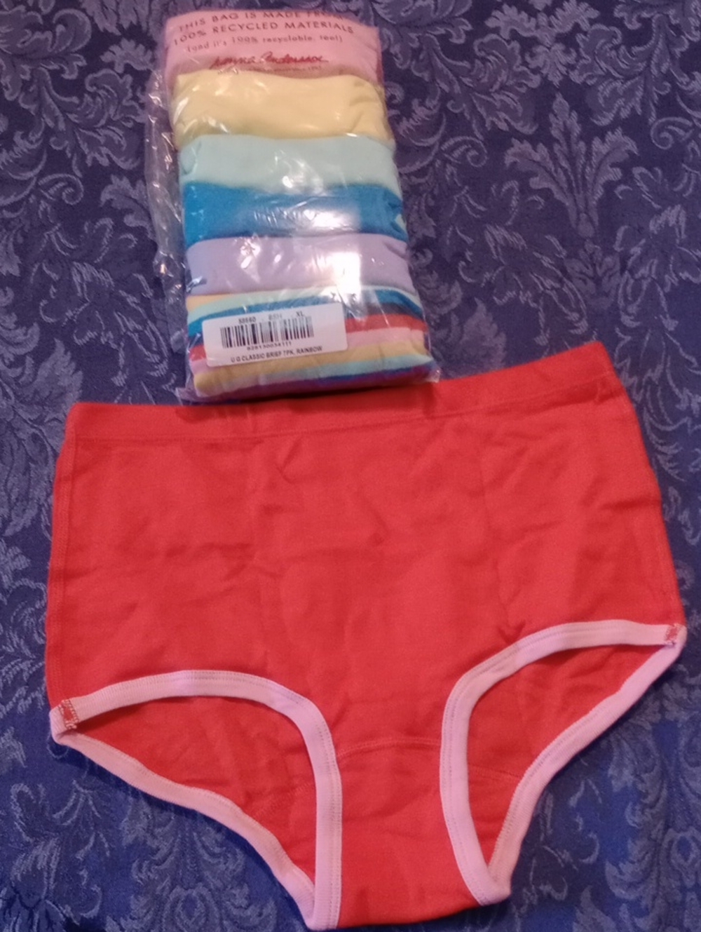 Girl's High-Waist Cotton Briefs - 7 Pack Option